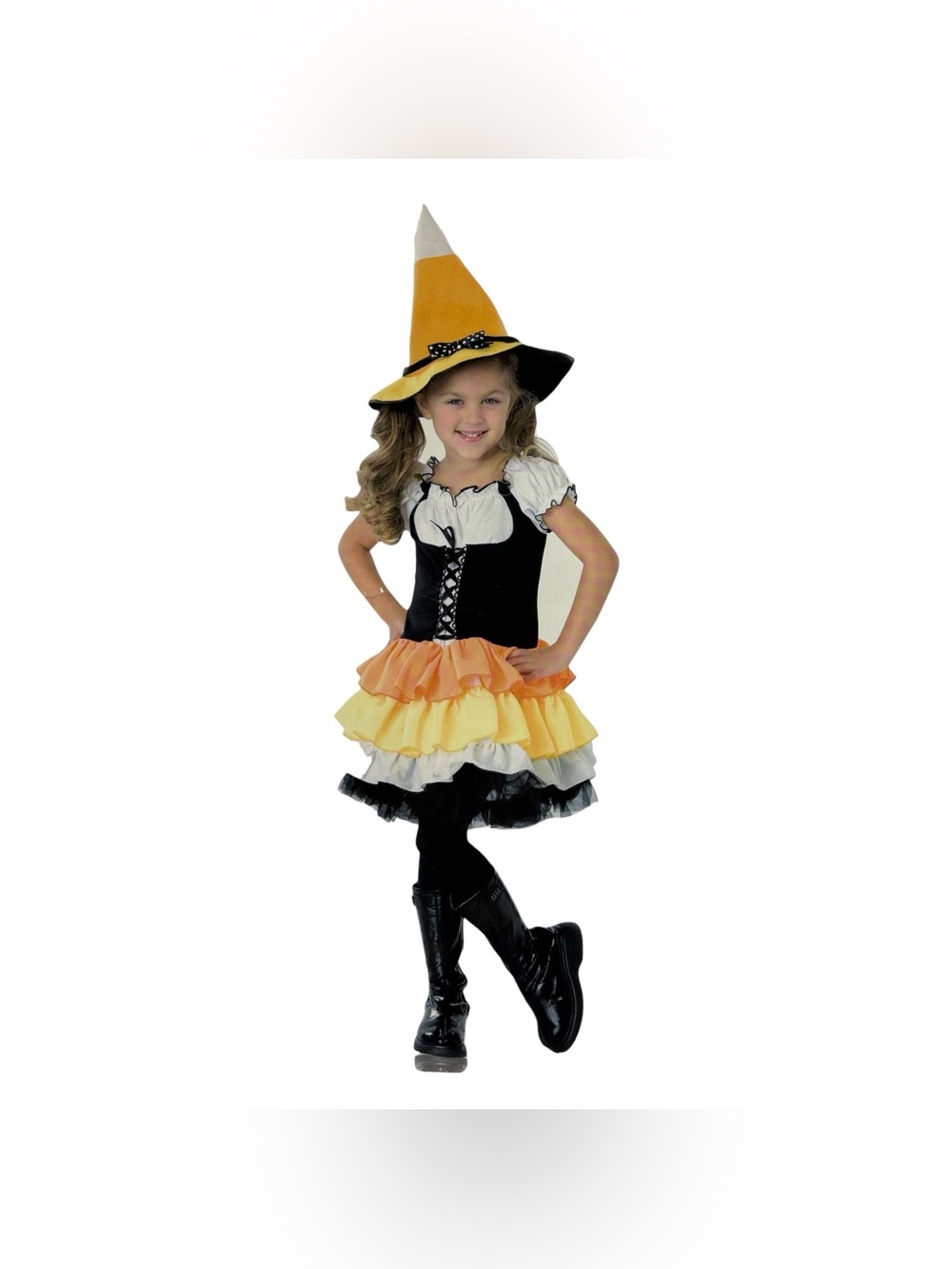 Kandy Korn Witch Girls Child Size Small 4-6 Halloween Costume Enchanted Costumes